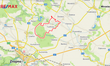 Prodej pozemku pro bydlení, 1466 m&sup2;, Tvořihráz | RE/MAX Profi Reality Znojmo